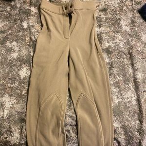 American apparel riding pant tan!